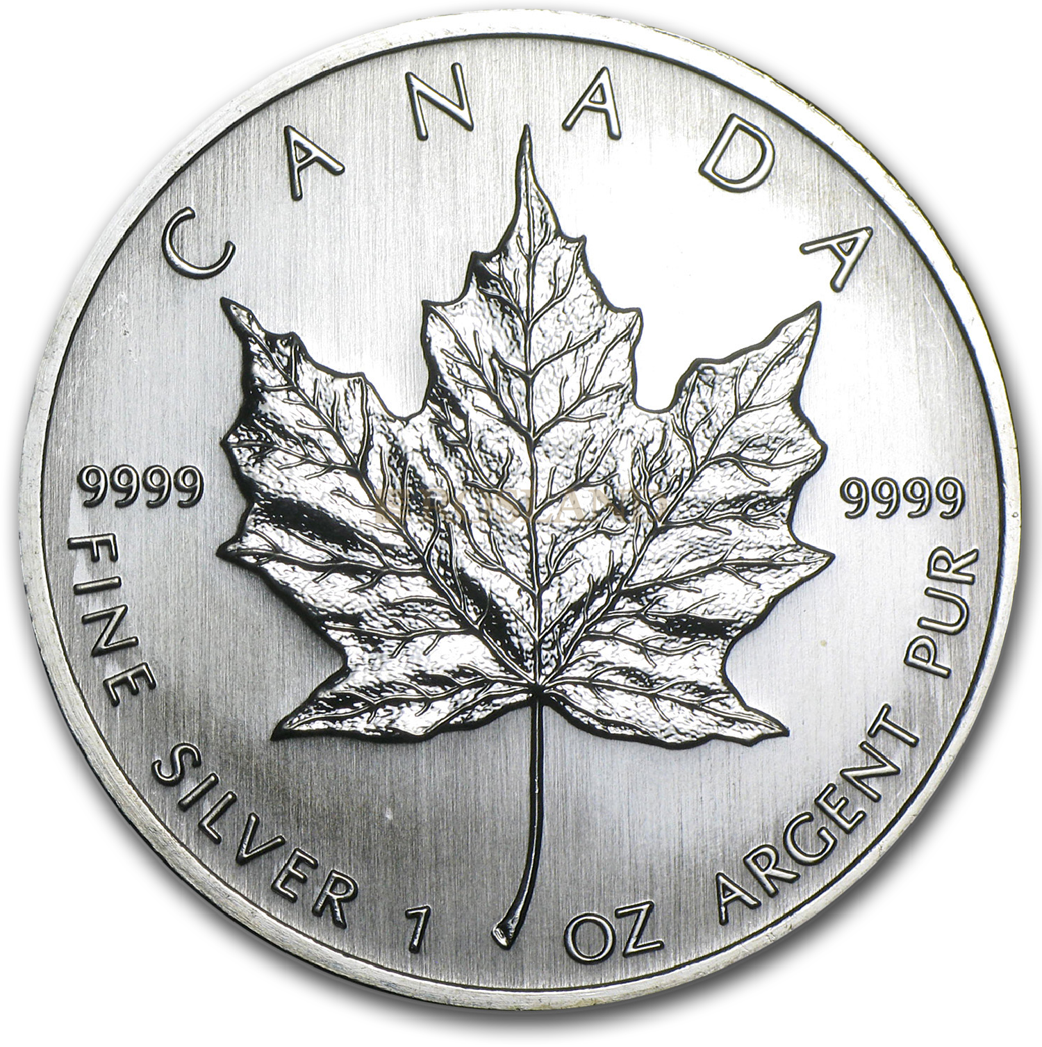 1 Unze Silbermünze Kanada Maple Leaf 2008